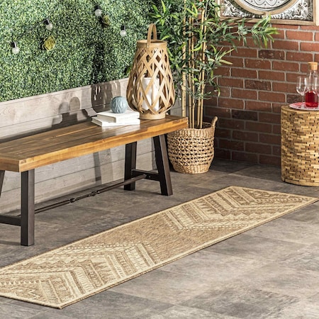 Nuloom Landry Aztec Indoor/Outdoor Area Rug 2ft x 8ft GBCB24A-208